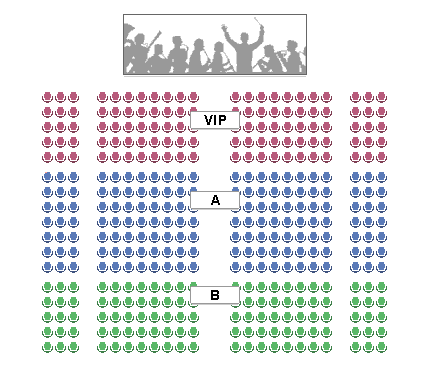 Sitzplan (symbolisch)